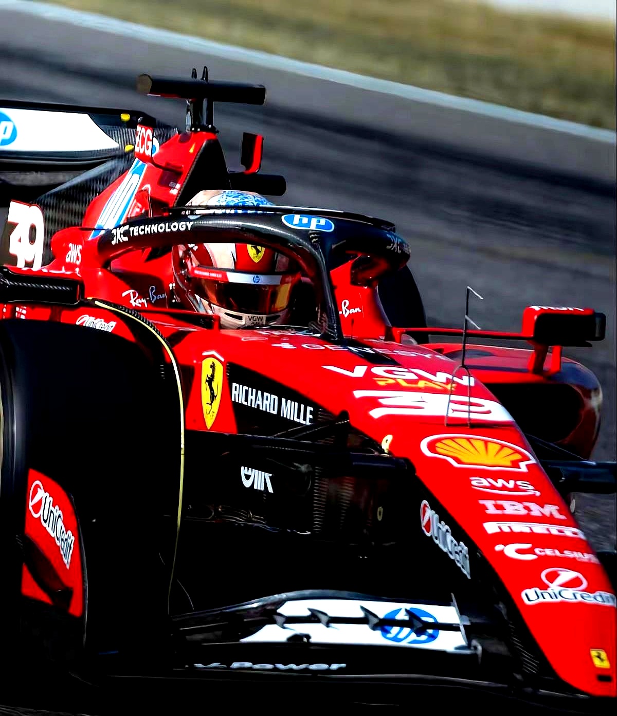 法拉利险胜红牛车队，阿隆索关键制胜