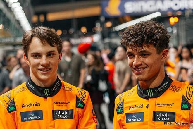 迈凯伦横扫红牛二队，诺里斯带队取胜